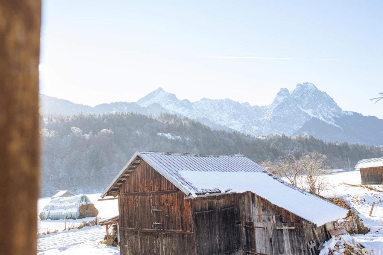 Ferienwohnung Kloana Waxlstoa Garmisch-Partenkirchen Exterior foto