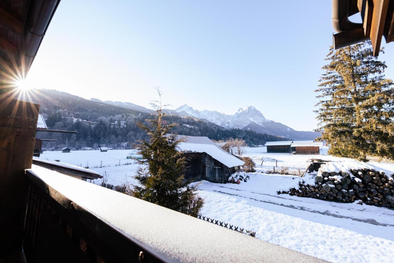Ferienwohnung Kloana Waxlstoa Garmisch-Partenkirchen Exterior foto